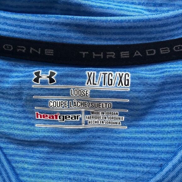 UNDER ARMOUR Shirt, Loose fit, Blue size XL - Picture 3 of 3